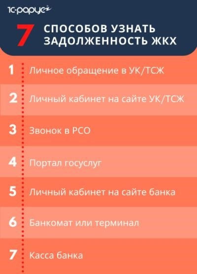 Какие есть способы узнать задолженность по квартплате