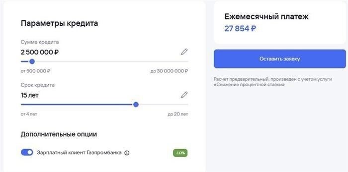 Требования к заемщикам